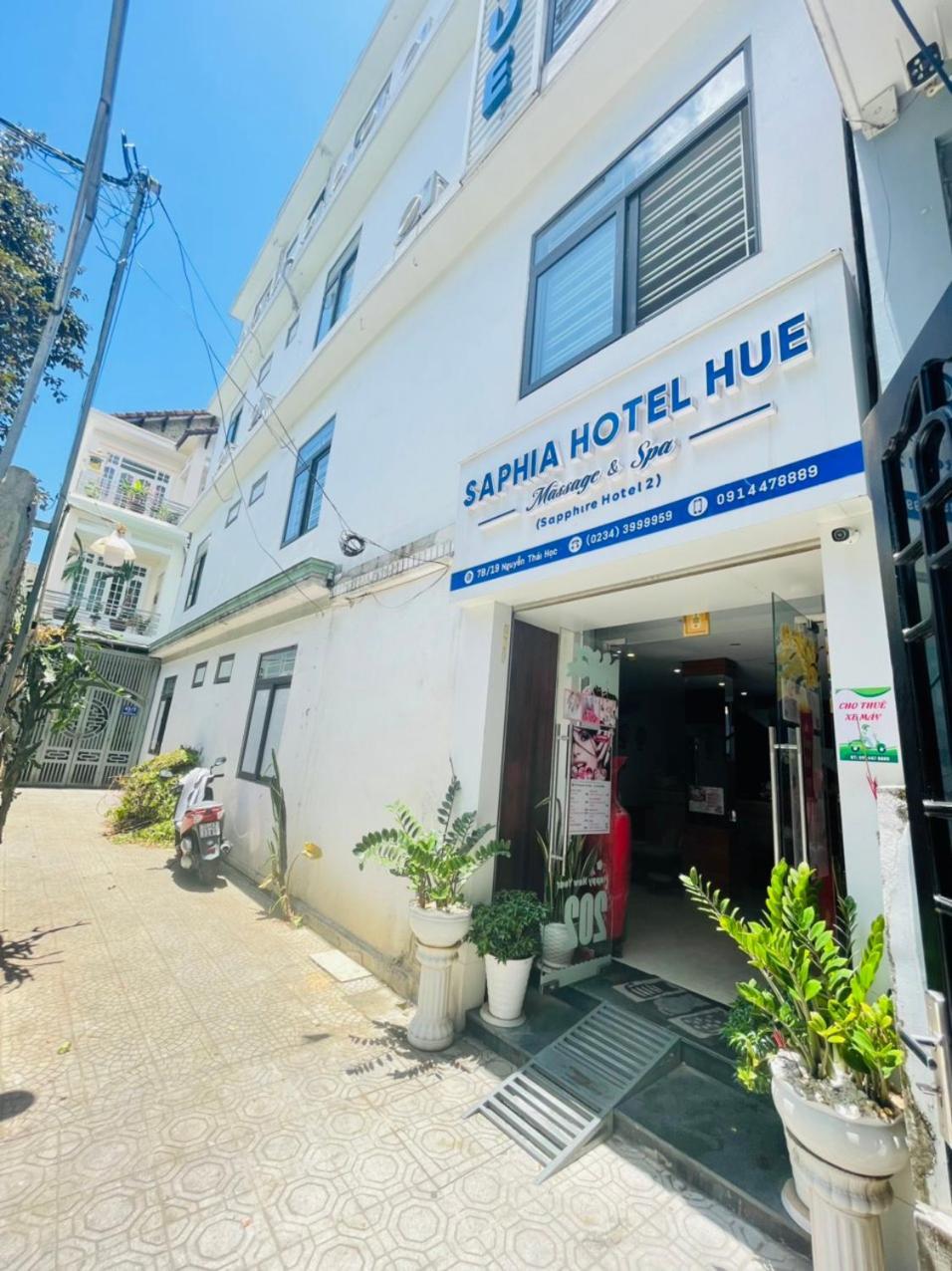 Sapphire Hotel Hue Exteriör bild